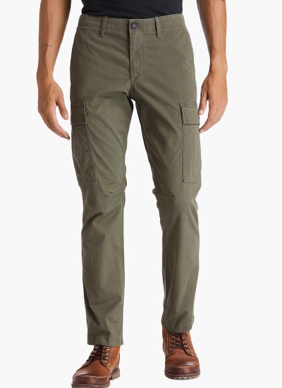 Men Pants A2CZH Olive Cotton Timberland