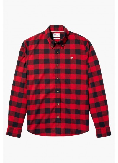 Ανδρικά Πουκάμισα Pop.Gingham Μπλε Βαμβάκι GANT