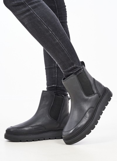 Women Boots Melrose Black Leather Ash