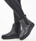 Women Boots A2JRQ Black Leather Timberland
