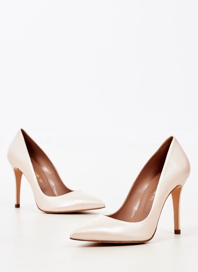 Women Pumps & Peeptoes High Hello Beige Leather Nine West