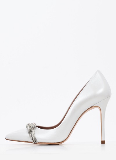 Γυναικείες Γόβες & Peeptoes Ψηλές TATIANA3 Χρυσό ECOleather Nine West