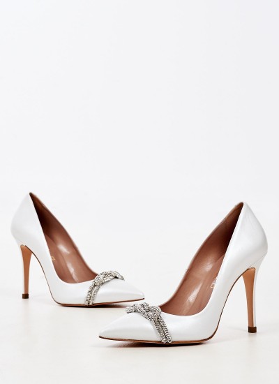 Γυναικείες Γόβες & Peeptoes Ψηλές TATIANA3 Χρυσό ECOleather Nine West