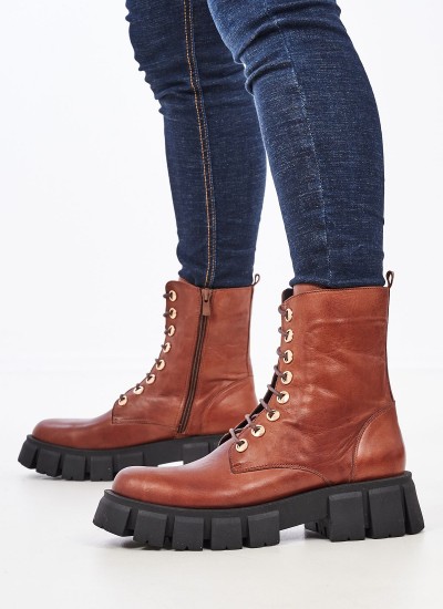 Women Boots 2071 Brown Leather Alpe