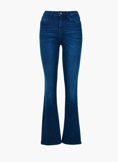 Γυναικεία Παντελόνια Dua Μπλε Βαμβάκι Pepe Jeans