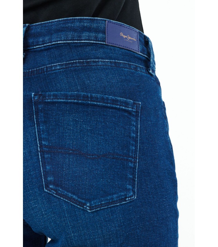 Dion.Flare Blue Cotton Pepe Jeans