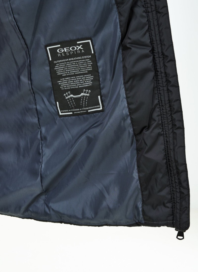 Usual Provisional FALSO Women Coats - Jackets from the Geox brand Ascythia.Long Black Polyester |  mortoglou.gr | eshop.