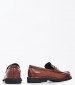 Men Moccasins R6711 Brown Leather Boss shoes