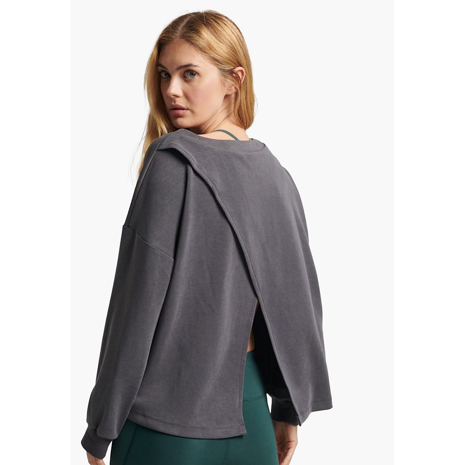 Women's Footers Relaxed.Flex Grey Modal Superdry Women's Footers Relaxed.Flex Grey Modal Superdry