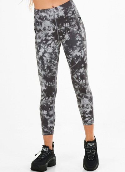 Γυναικεία Παντελόνια Run.Tight Λαδί Πολυεστέρα Superdry