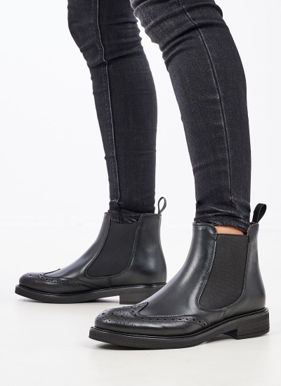 Women Boots Melrose Black Leather Ash