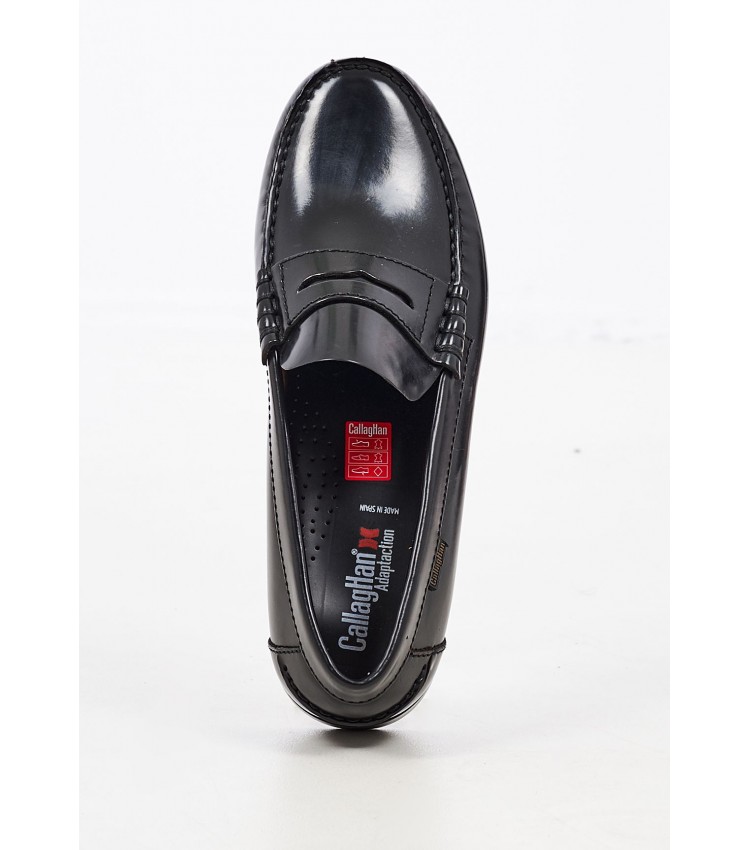 Men Moccasins 16100.F Black Patent Leather Callaghan