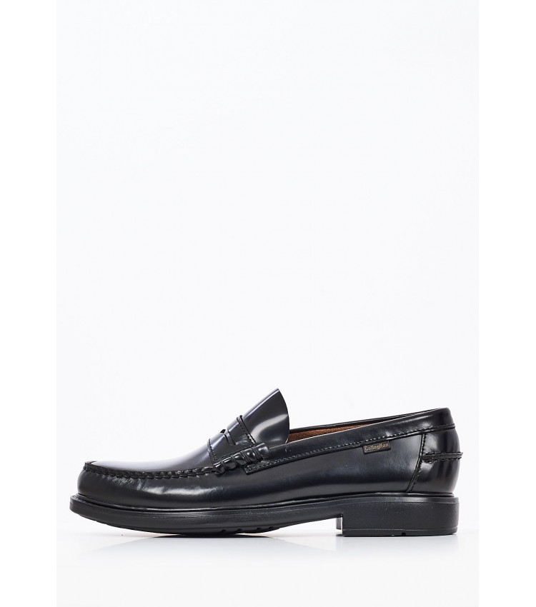 Men Moccasins 90000.F Black Patent Leather Callaghan