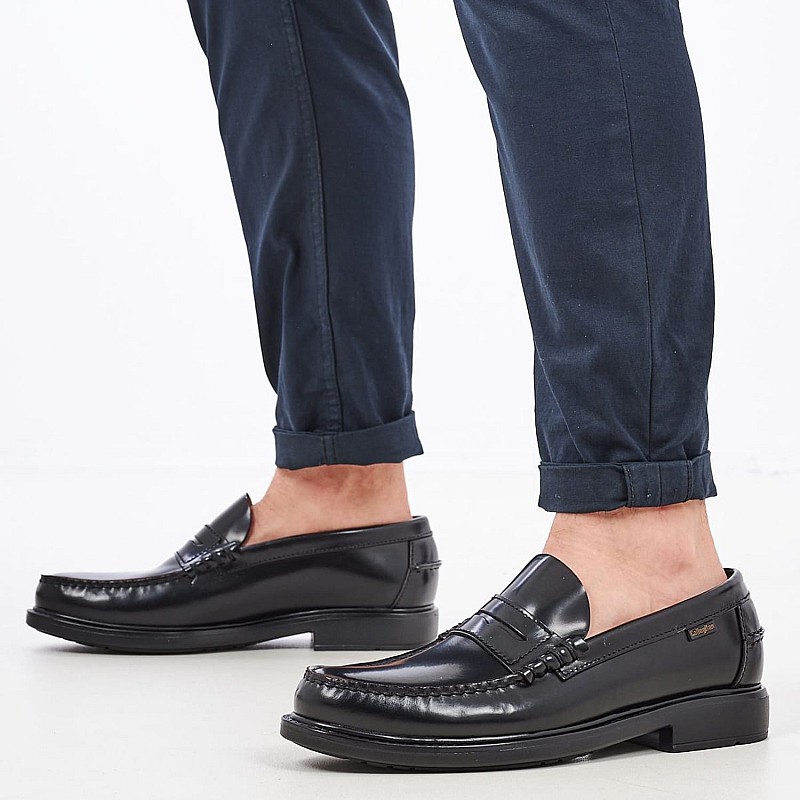 Men Moccasins 90000.F Black Patent Leather Callaghan