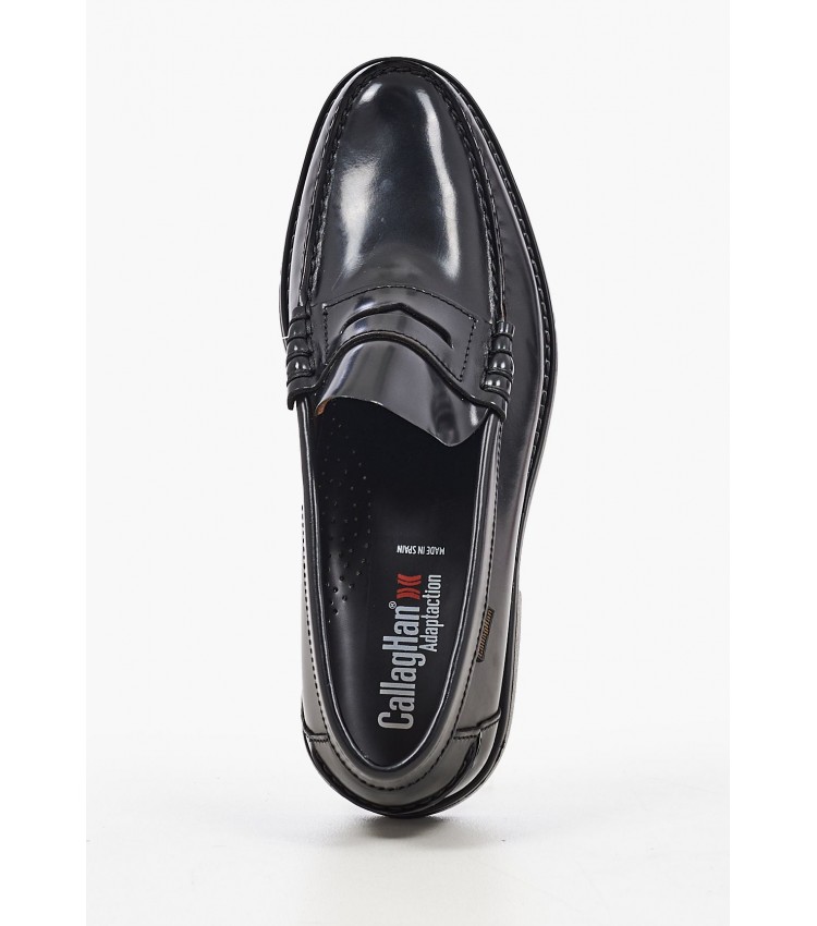 Men Moccasins 90000.F Black Patent Leather Callaghan