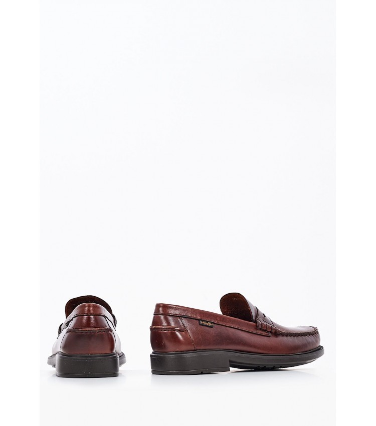 Men Moccasins 90000 Brown Leather Callaghan