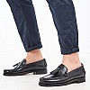Ανδρικά Μοκασίνια Classic.Will Μαύρο Δέρμα Sebago Ανδρικά Μοκασίνια Classic.Will Μαύρο Δέρμα Sebago
