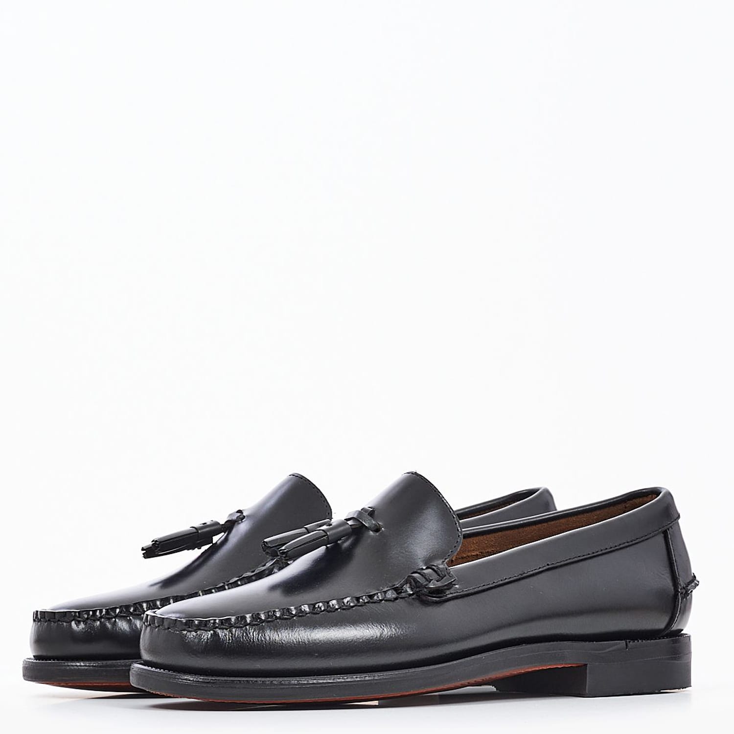 Ανδρικά Μοκασίνια Classic.Will Μαύρο Δέρμα Sebago Ανδρικά Μοκασίνια Classic.Will Μαύρο Δέρμα Sebago