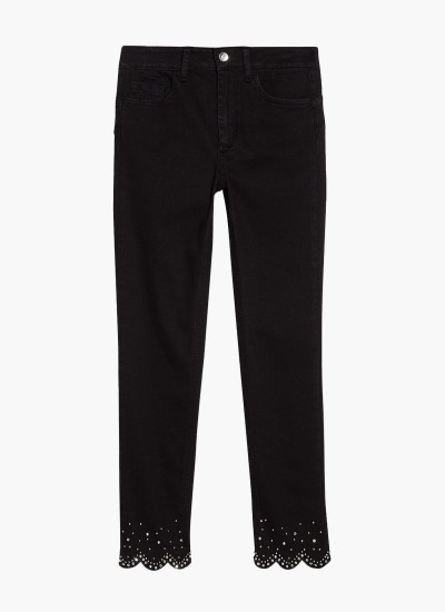 Γυναικεία Παντελόνια Dua Μπλε Βαμβάκι Pepe Jeans