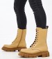 Women Boots 21.220 Beige Leather MAKIS KOTRIS