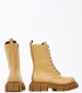 Women Boots 21.220 Beige Leather MAKIS KOTRIS