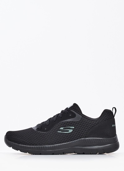 Γυναικεία Παπούτσια Casual 12606 Μπορντό Ύφασμα Skechers