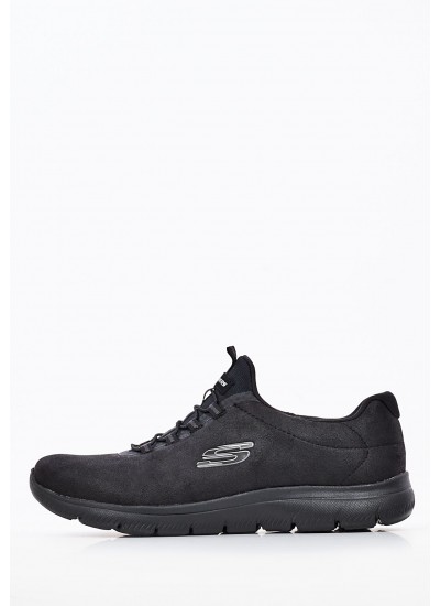 Γυναικεία Παπούτσια Casual 149200 Μαύρο ECOleather Skechers
