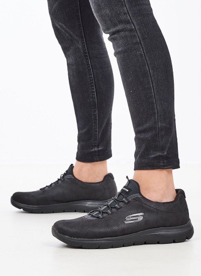 Γυναικεία Παπούτσια Casual 149200 Μαύρο ECOleather Skechers