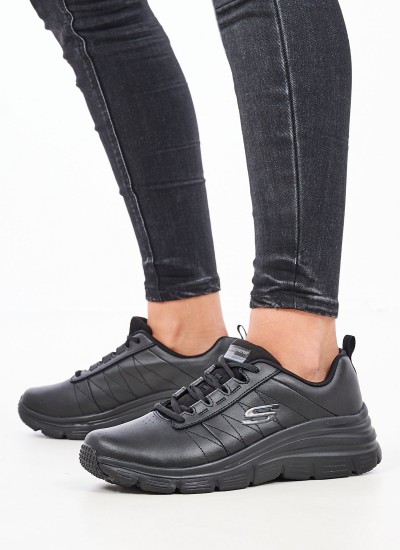 Γυναικεία Παπούτσια Casual 149473 Μαύρο ECOleather Skechers