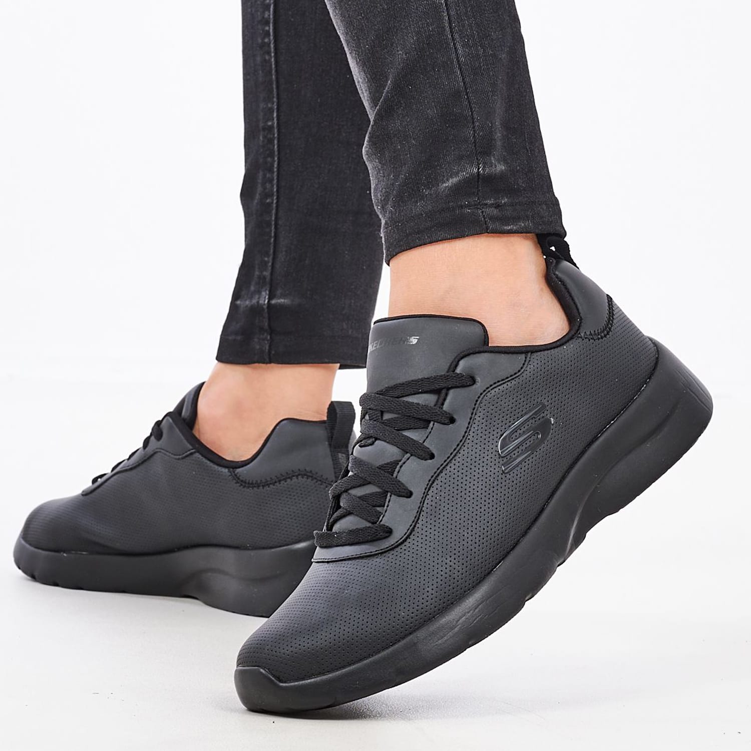 Γυναικεία Παπούτσια Casual 88888368 Μαύρο ECOleather Skechers