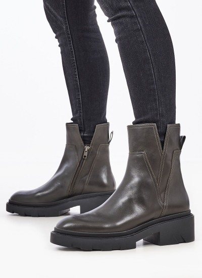 Women Boots Melrose Black Leather Ash