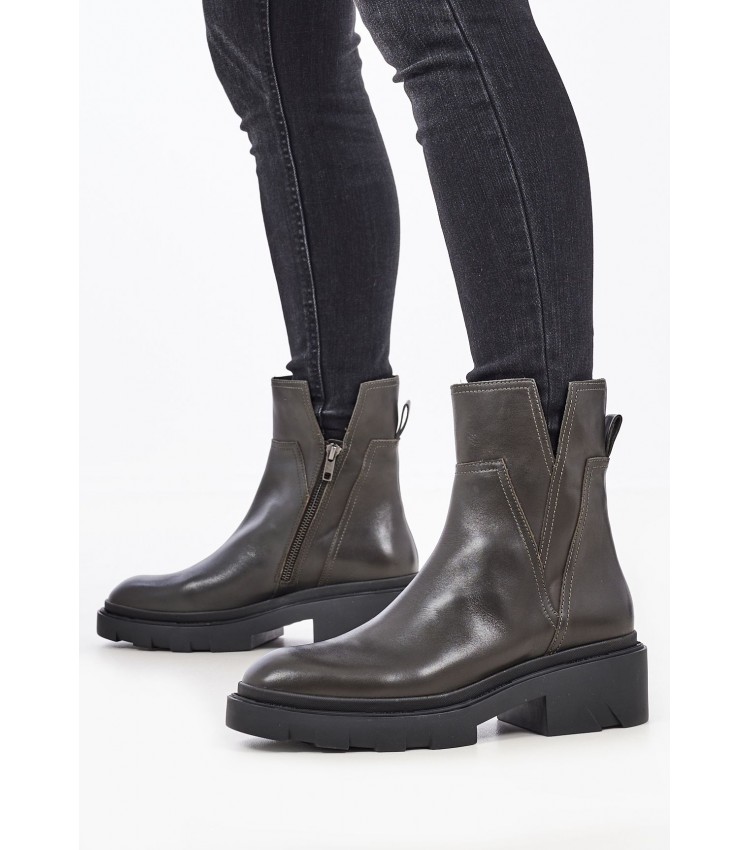 Women Boots Melrose Black Leather Ash
