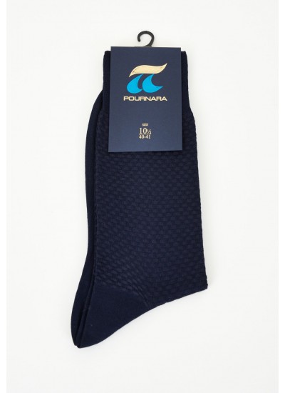 Men Socks 162.2 Blue Cotton Pournara