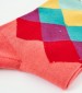 Men Socks 212219 Pink Cotton Pournara