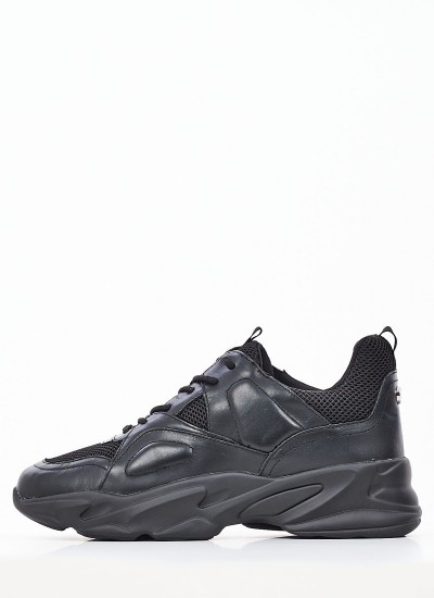 Γυναικεία Παπούτσια Casual Movement Μαύρο Δέρμα Steve Madden