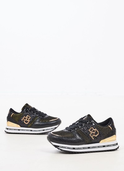 Παιδικά Παπούτσια Casual Barbican Μαύρο ECOleather Replay