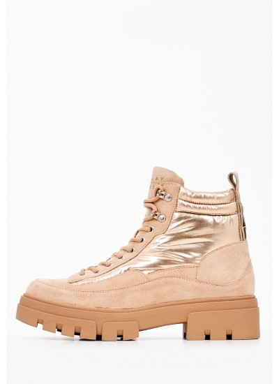 Γυναικεία Μποτάκια Marywood Μπεζ ECOsuede Replay