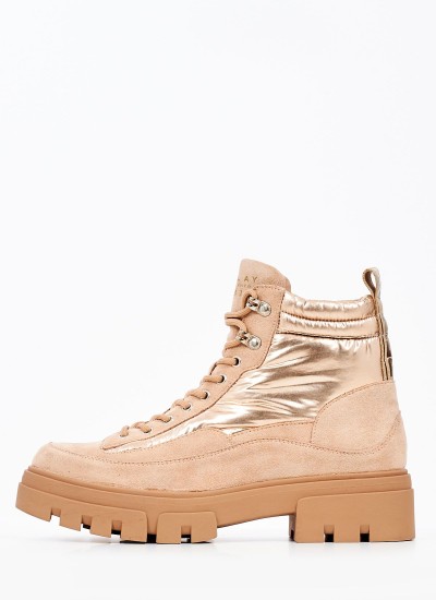 Γυναικεία Μποτάκια Marywood Μπεζ ECOsuede Replay