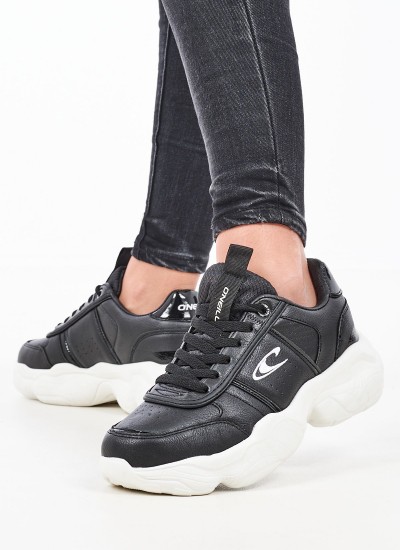 Γυναικεία Παπούτσια Casual Liv.Women Μαύρο ECOleather O'Neill
