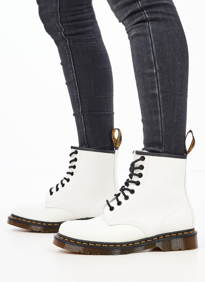 Women Boots 1460.W White Leather Dr. Martens