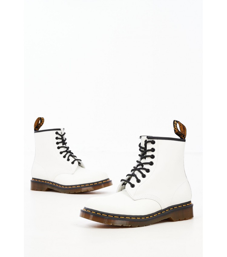 Women Boots 1460.W White Leather Dr. Martens