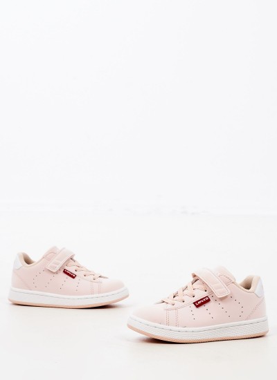 Παιδικά Παπούτσια Casual Avenue.Mini Ροζ ECOleather Levi's