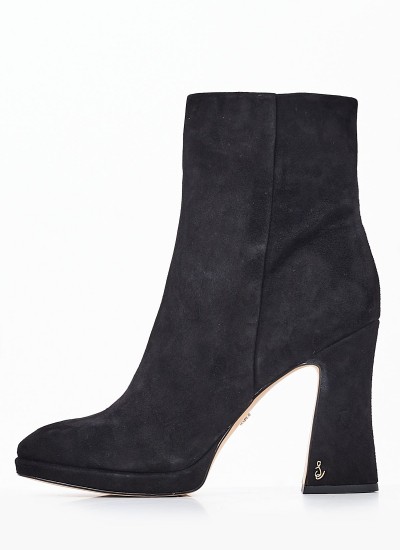 Γυναικείες Πλατφόρμες Ψηλές Livi Μαύρο Δέρμα Sam Edelman