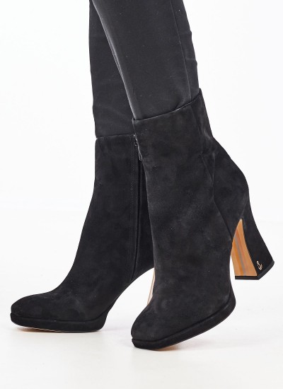 Γυναικείες Πλατφόρμες Ψηλές Livi Μαύρο Δέρμα Sam Edelman