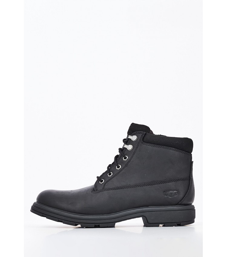 Men Boots 1121005 Black Leather UGG