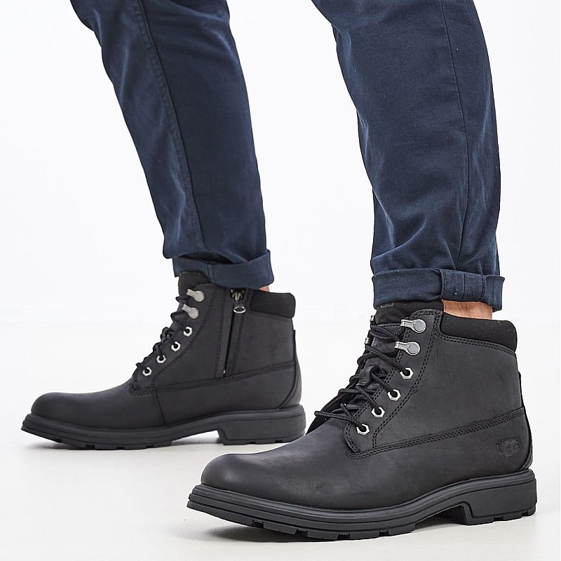 Men Boots 1121005 Black Leather UGG