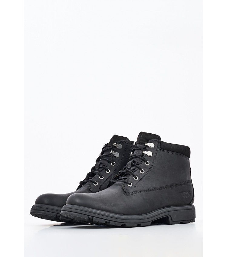 Men Boots 1121005 Black Leather UGG