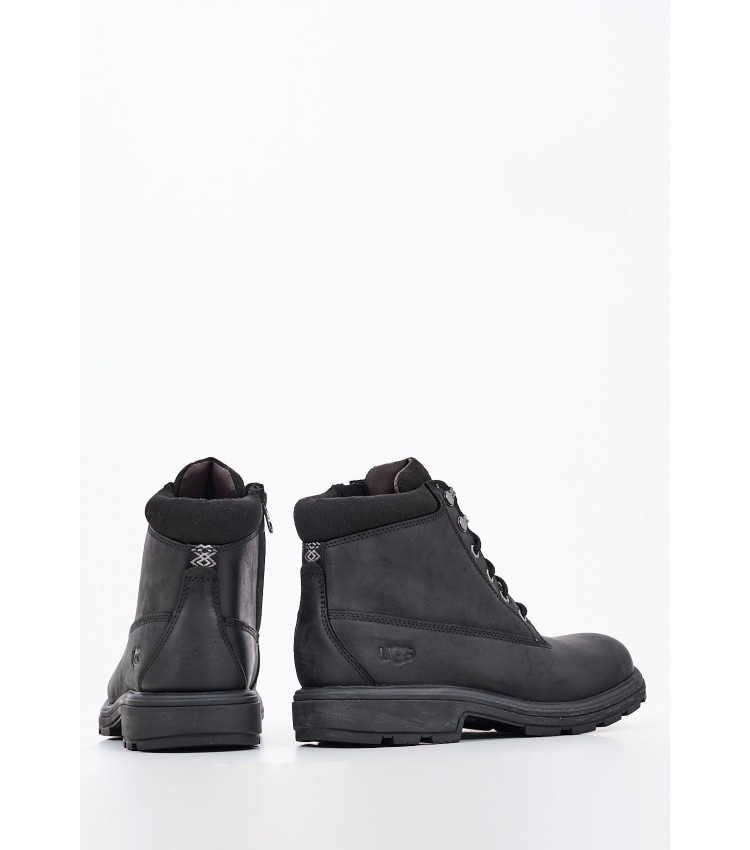 Men Boots 1121005 Black Leather UGG