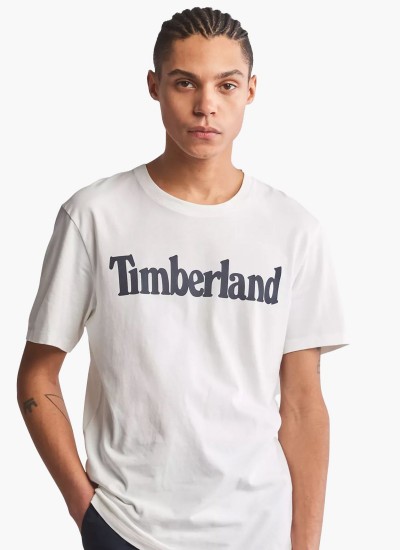 Ανδρικές Μπλούζες A2C31 Άσπρο Βαμβάκι Timberland