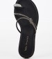 Women Flats 1036 Black Leather Mortoglou